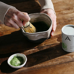 Dona Ceremonial Grade Matcha, Stone-Milled from Wazuka, Kyoto Family Tea Estate, Hot or Iced, 1.1 Ounce Airtight Seal Tin
