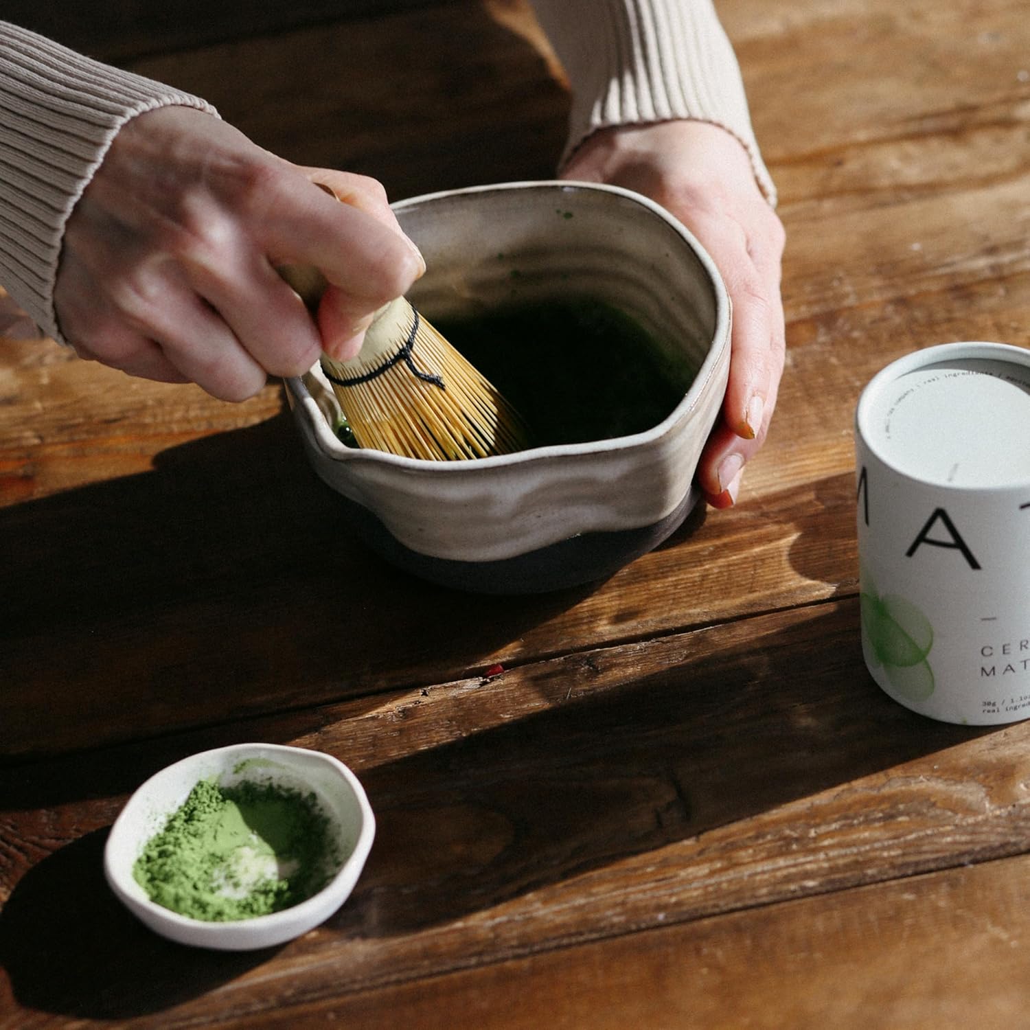 Dona Ceremonial Grade Matcha, Stone-Milled from Wazuka, Kyoto Family Tea Estate, Hot or Iced, 1.1 Ounce Airtight Seal Tin
