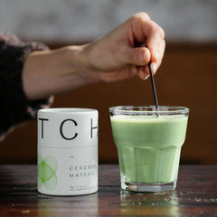 Dona Ceremonial Grade Matcha, Stone-Milled from Wazuka, Kyoto Family Tea Estate, Hot or Iced, 1.1 Ounce Airtight Seal Tin