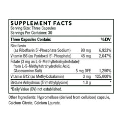 Thorne Methyl-Guard Plus - Gluten & Dairy-Free, 90 Capsules - Clearance Sale