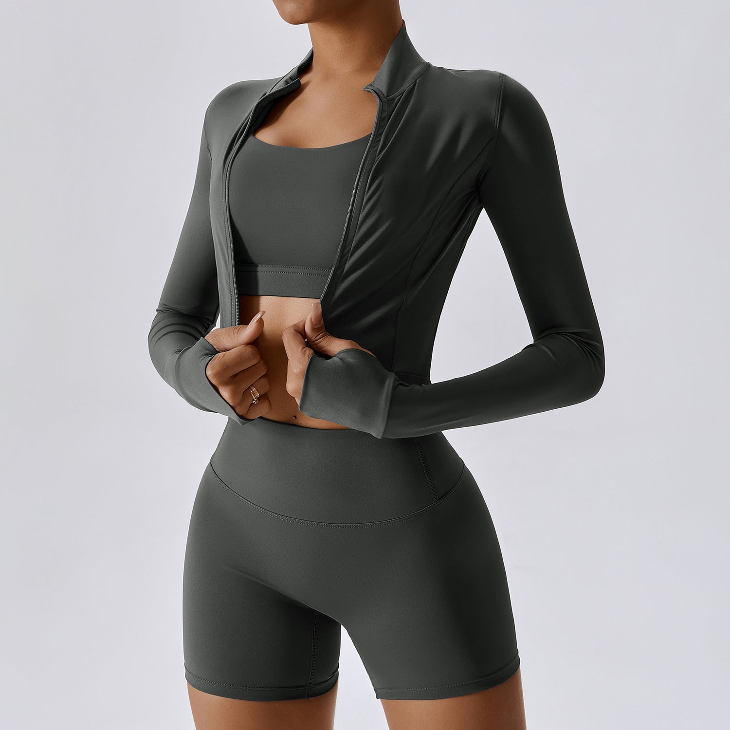 Outdoor Sports Skinny Yoga Clothes Suit Nude Feel 40% off - Clearance Sale