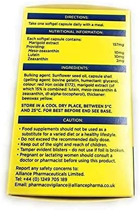 Macushield Eye Supplement 90 One-a-Day Capsules - Clearance Sale